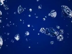 Loopable Falling Diamonds Stock Footage