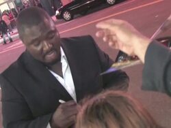 Nonso Anozie Greets Fans at Conan The Barbarian After Party in Los Angeles 08/11/2011 (Footage by WireImage Video/Getty Images Entertainment Video) Stock Footage