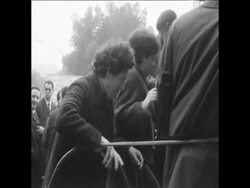 CAN 110 14-2-64 PUBLIC TRANSPORT STRIKE IN ROME News Clip