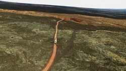 AERIAL: HI-SEAS Mission 3 - Simulating Long Duration Mars Missions Here On Earth Stock Footage