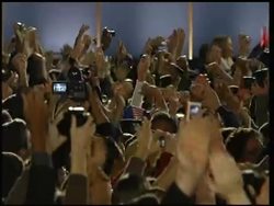 The 2008 race for the White House is the fifth straight presidential election in which Democrats carried Pennsylvania.  Obama supporters gave him a great deal of support in Philadelphia and its suburbs. News Clip