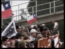 Pinochet's coffin arrives at cemetery for cremation. Comment News Clip