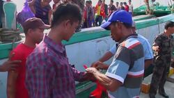 Freed fishermen in new island for processing Instructional Video