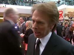 INTERVIEW: Jerry Bruckheimer on the movie being compared to Pirates of the Caribbea at the Prince of Persia Premiere UK at London England. (Footage by WireImage Video/GettyImages) Stock Footage