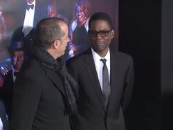 Jerry Seinfeld and Chris Rock - "Top Five" New York Premiere - Arrivals Stock Footage