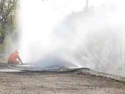 Chemical accident - montage video Stock Footage