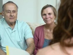Healthcare Professional Taking Notes b Stock Footage
