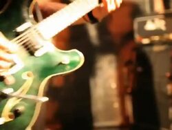 Rock band  on the stage. Selective focus. Stock Footage