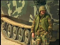 LEBANON: BAALBEK: LEBANESE SOLDIERS STRENGTHEN THEIR POSITION News Clip