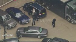 Aerials of Gordon and Sarah Brown at Downing Street News Clip
