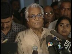 India: Resignations: Defence minister George Fernandes resigns News Clip
