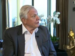 INTERVIEW: Sir David Attenborough on keeping himself busy, his passion for nature at Sir David Attenborough Interview at Mayfair Exchange on December 11, 2012 in London, England.  Stock Footage