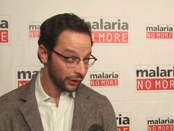INTERVIEW: Nick Kroll on the event at the Malaria No More - Comedy Fights Malaria Campaign Launch at West Hollywood CA. (Footage by WireImage Video/GettyImages) Stock Footage