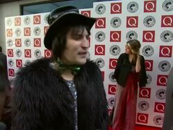 INTERVIEW Noel Fielding on how he's become friends with many of the acts at the Q Awards at the Q Awards at London England. (Footage by WireImage Video/GettyImages) Stock Footage