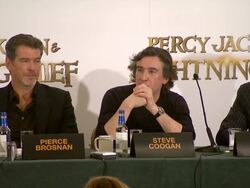 Percy Jackson and the Lightning Thief Press Conference Stock Footage
