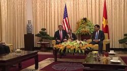CLEAN : Kerry starts swansong tour in Vietnam News Clip