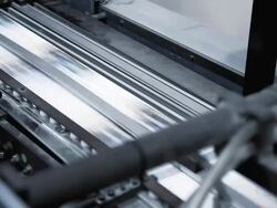 Machine Folding Paper Stock Footage
