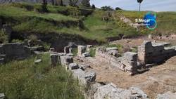 Greece, Corinth - Theatre Stock Footage