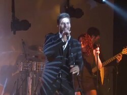 PERFORMANCE: Ricky Martin at the Bulgari Fundraiser Benefitting Save The Children And Artists For Peace & Justice at Beverly Hills CA. (Footage by WireImage Video/GettyImages) Stock Footage