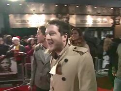 Matt Cardle at The Girl With The Dragon Tattoo: World Premiere at Odeon Leicester Square on December 12, 2011 in London, England (Footage by WireImage Video/Getty Images) Stock Footage