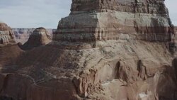 Desert formations of Lake Powell in Arizona and Utah Stock Footage