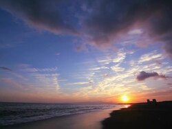 Sunset beach Stock Footage