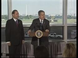 President reopens Reagan Airport News Clip