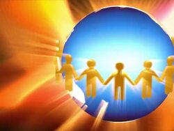 Earth And People Stock Footage