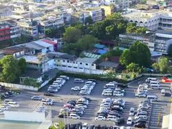 Parking Lot Time Lapse Stock Footage