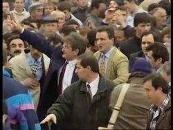 ALBANIA: PRESIDENT SALI BERISHA TRIES TO WIN BACK POPULAR SUPPORT News Clip