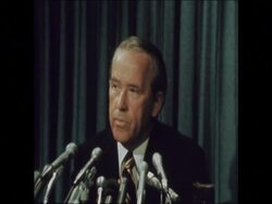 SYND 3 9 75 SENATOR HENRY JACKSON ADDRESSES PRESS CONFERENCE News Clip