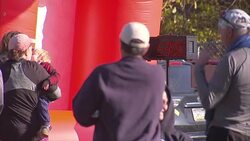 Fun runners in a Johnstown PA park News Clip