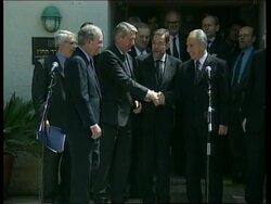 Middle East: Mitchell 2: Israeli bulldozers clear land around military outpost News Clip