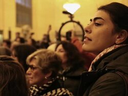 Nick Cave Creates Installation And Performance Piece At NYC's Grand Central Terminal Stock Footage