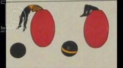 Animated 19th century zoetrope with bear reaching for honey Stock Footage