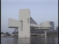 USA: CLEVELAND: ROCK AND ROLL HALL OF FAME OPENING SOON News Clip