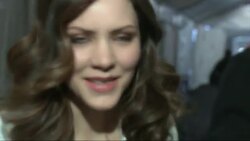 Seth Meyers sits front row for "Glam Rock" collection at New York Fashion Week News Clip