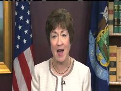 In the weekly Republican message, Sen. Susan Collins of Maine is calling for a "timeout" on federal regulations that many in her party say are hurting the economy. Collins promoted ideas for taming what she called a "regulatory behemoth.'''''''' News Clip