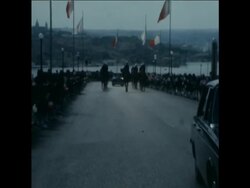 SYND 9-11-73 ARCHBISHOP MAKARIOS VISITS MALTA News Clip