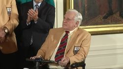 Unbeaten 1972 Miami Dolphins visit the White House News Clip