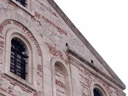 Window of old Church Stock Footage