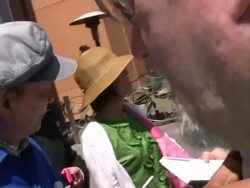 James Hong at Universal City Walk at the Celebrity Sightings in Los Angeles at Los Angeles CA. (Footage by WireImage Video/GettyImages) Stock Footage