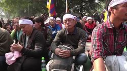 Tibetan exiles protest Chinese rule News Clip