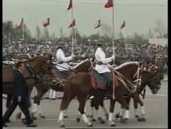 CHILE: ARMED FORCES COMMEMORATE ARMY DAY WITH PARADE News Clip