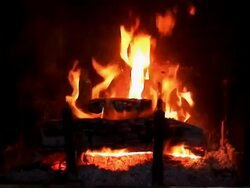 Cozy Fire Stock Footage
