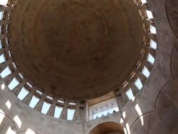 Vagharshapat, Echmiadzin cathedral, dome of the round church Stock Footage