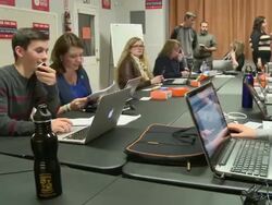 Nicole Hockley on I-594 Stock Footage