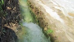 Tourists on Pamukkale Travertine pools and terraces. Stock Footage