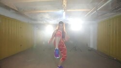 Strong woman boxing! Stock Footage