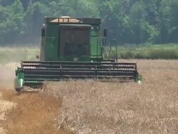 Farming in the Fields Stock Footage